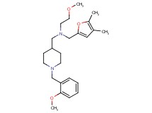 N-[(4,5-dimethyl-2-furyl)methyl]-2-methoxy-N-{[1-(2-methoxybenzyl)-4-piperidinyl]methyl}ethanamine