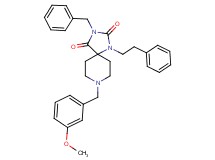 3-benzyl-8-(3-methoxybenzyl)-1-(2-phenylethyl)-1,3,8-triazaspiro[4.5]decane-2,4-dione