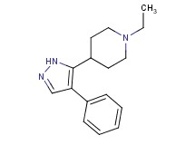 1-ethyl-4-(4-phenyl-1H-pyrazol-5-yl)piperidine