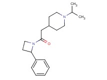 1-isopropyl-4-[2-oxo-2-(2-phenyl-1-azetidinyl)ethyl]piperidine