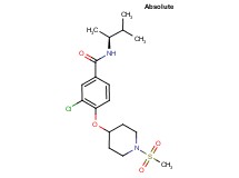 3-chloro-N-[(1S)-1,2-dimethylpropyl]-4-{[1-(methylsulfonyl)piperidin-4-yl]oxy}benzamide
