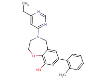 4-(6-ethylpyrimidin-4-yl)-7-(2-methylphenyl)-2,3,4,5-tetrahydro-1,4-benzoxazepin-9-ol