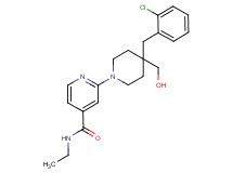 2-[4-(2-chlorobenzyl)-4-(hydroxymethyl)piperidin-1-yl]-N-ethylisonicotinamide
