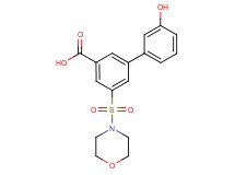 3'-hydroxy-5-(morpholin-4-ylsulfonyl)biphenyl-3-carboxylic acid
