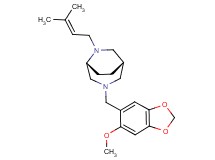 (1S*,5R*)-3-[(6-methoxy-1,3-benzodioxol-5-yl)methyl]-6-(3-methyl-2-buten-1-yl)-3,6-diazabicyclo[3.2.2]nonane