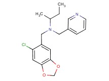 N-[(6-chloro-1,3-benzodioxol-5-yl)methyl]-N-(pyridin-3-ylmethyl)butan-2-amine