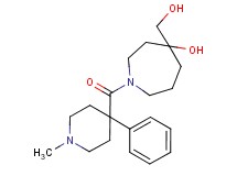 4-(hydroxymethyl)-1-[(1-methyl-4-phenyl-4-piperidinyl)carbonyl]-4-azepanol