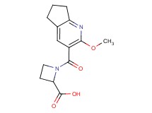 1-[(2-methoxy-6,7-dihydro-5H-cyclopenta[b]pyridin-3-yl)carbonyl]-2-azetidinecarboxylic acid