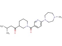 3-methyl-1-(1-{[6-(4-methyl-1,4-diazepan-1-yl)pyridin-3-yl]carbonyl}piperidin-3-yl)butan-1-one