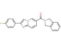 6-(1,3-dihydro-2H-isoindol-2-ylcarbonyl)-2-(4-fluorophenyl)imidazo[1,2-a]pyridine