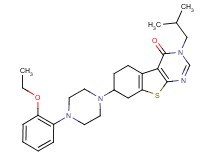 7-[4-(2-ethoxyphenyl)-1-piperazinyl]-3-isobutyl-5,6,7,8-tetrahydro[1]benzothieno[2,3-d]pyrimidin-4(3H)-one