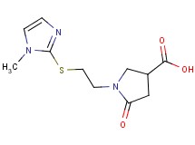 1-{2-[(1-methyl-1H-imidazol-2-yl)thio]ethyl}-5-oxopyrrolidine-3-carboxylic acid