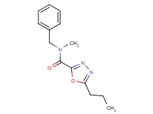 N-benzyl-N-methyl-5-propyl-1,3,4-oxadiazole-2-carboxamide