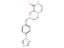 8-[4-(1H-1,2,4-triazol-1-yl)benzyl]hexahydro-2H-pyrazino[1,2-a]pyrazin-1(6H)-one
