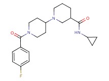 N-cyclopropyl-1'-(4-fluorobenzoyl)-1,4'-bipiperidine-3-carboxamide