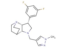 (3R*,3aR*,7aR*)-3-(3,5-difluorophenyl)-1-[(1-methyl-1H-pyrazol-4-yl)methyl]octahydro-4,7-ethanopyrrolo[3,2-b]pyridine