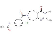 N-{4-chloro-3-[(2,3-dimethyl-4-oxo-3,4,5,6,8,9-hexahydro-7H-pyrimido[4,5-d]azepin-7-yl)carbonyl]phenyl}acetamide