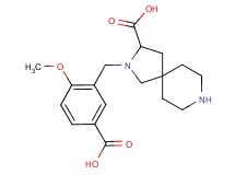 2-(5-carboxy-2-methoxybenzyl)-2,8-diazaspiro[4.5]decane-3-carboxylic acid