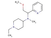 1-ethyl-N-(2-methoxy-1-pyridin-2-ylethyl)-N-methylpiperidin-4-amine