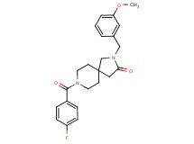 8-(4-fluorobenzoyl)-2-(3-methoxybenzyl)-2,8-diazaspiro[4.5]decan-3-one