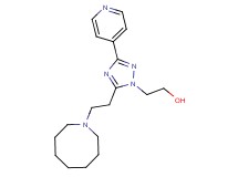 2-[5-(2-azocan-1-ylethyl)-3-pyridin-4-yl-1H-1,2,4-triazol-1-yl]ethanol