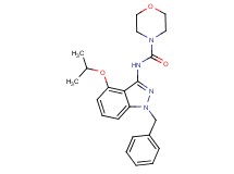 N-(1-benzyl-4-isopropoxy-1H-indazol-3-yl)morpholine-4-carboxamide
