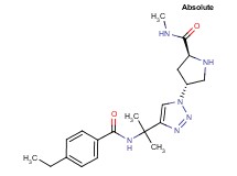 (4R)-4-(4-{1-[(4-ethylbenzoyl)amino]-1-methylethyl}-1H-1,2,3-triazol-1-yl)-N-methyl-L-prolinamide hydrochloride