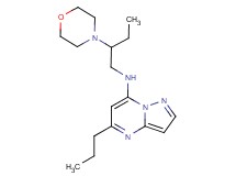 N-[2-(4-morpholinyl)butyl]-5-propylpyrazolo[1,5-a]pyrimidin-7-amine