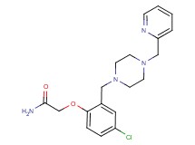 2-(4-chloro-2-{[4-(pyridin-2-ylmethyl)piperazin-1-yl]methyl}phenoxy)acetamide