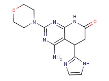 4-amino-5-(1H-imidazol-2-yl)-2-morpholin-4-yl-5,8-dihydropyrido[2,3-d]pyrimidin-7(6H)-one