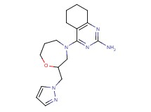 4-[2-(1H-pyrazol-1-ylmethyl)-1,4-oxazepan-4-yl]-5,6,7,8-tetrahydroquinazolin-2-amine