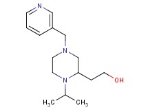 2-[1-isopropyl-4-(3-pyridinylmethyl)-2-piperazinyl]ethanol