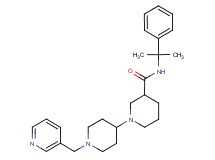 N-(1-methyl-1-phenylethyl)-1'-(pyridin-3-ylmethyl)-1,4'-bipiperidine-3-carboxamide