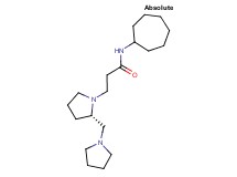 N-cycloheptyl-3-[(2S)-2-(pyrrolidin-1-ylmethyl)pyrrolidin-1-yl]propanamide
