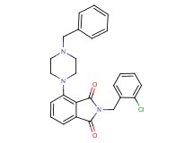 4-(4-benzyl-1-piperazinyl)-2-(2-chlorobenzyl)-1H-isoindole-1,3(2H)-dione