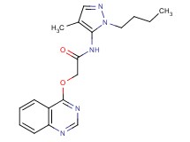 N-(1-butyl-4-methyl-1H-pyrazol-5-yl)-2-(quinazolin-4-yloxy)acetamide