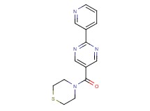 4-{[2-(3-pyridinyl)-5-pyrimidinyl]carbonyl}thiomorpholine
