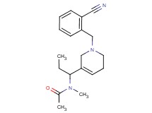 N-{1-[1-(2-cyanobenzyl)-1,2,5,6-tetrahydropyridin-3-yl]propyl}-N-methylacetamide