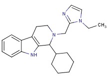 1-cyclohexyl-2-[(1-ethyl-1H-imidazol-2-yl)methyl]-2,3,4,9-tetrahydro-1H-beta-carboline