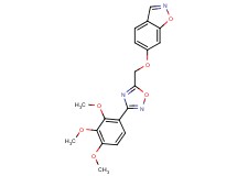 6-{[3-(2,3,4-trimethoxyphenyl)-1,2,4-oxadiazol-5-yl]methoxy}-1,2-benzisoxazole