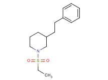 1-(ethylsulfonyl)-3-(2-phenylethyl)piperidine