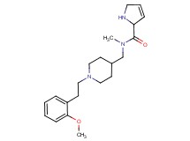 N-({1-[2-(2-methoxyphenyl)ethyl]-4-piperidinyl}methyl)-N-methyl-2,5-dihydro-1H-pyrrole-2-carboxamide dihydrochloride