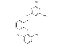 N~4~-{[2-(2,6-dimethylphenoxy)pyridin-3-yl]methyl}-6-methylpyrimidine-2,4-diamine