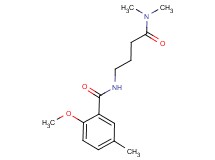 N-[4-(dimethylamino)-4-oxobutyl]-2-methoxy-5-methylbenzamide