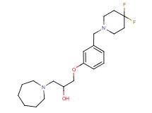 1-azepan-1-yl-3-{3-[(4,4-difluoropiperidin-1-yl)methyl]phenoxy}propan-2-ol