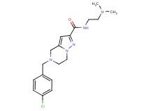 5-(4-chlorobenzyl)-N-[2-(dimethylamino)ethyl]-4,5,6,7-tetrahydropyrazolo[1,5-a]pyrazine-2-carboxamide