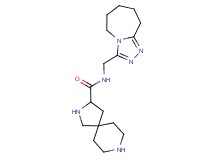 N-(6,7,8,9-tetrahydro-5H-[1,2,4]triazolo[4,3-a]azepin-3-ylmethyl)-2,8-diazaspiro[4.5]decane-3-carboxamide dihydrochloride