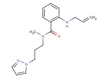 2-(allylamino)-N-methyl-N-[3-(1H-pyrazol-1-yl)propyl]benzamide