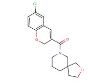 7-[(6-chloro-2H-chromen-3-yl)carbonyl]-2-oxa-7-azaspiro[4.5]decane