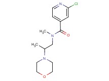 2-chloro-N-methyl-N-[2-(4-morpholinyl)propyl]isonicotinamide trifluoroacetate